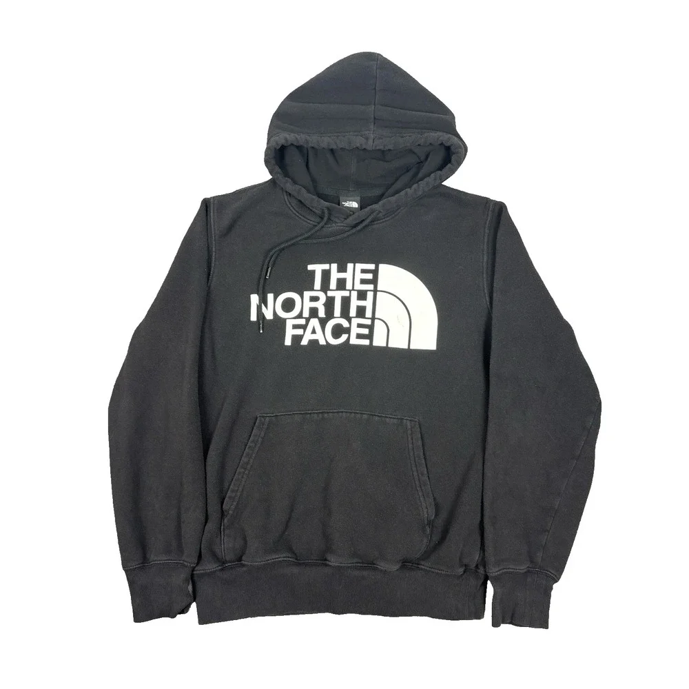 The North Face Men's Medium Black Hoodie‎ Sweatshirt Pullover Size M